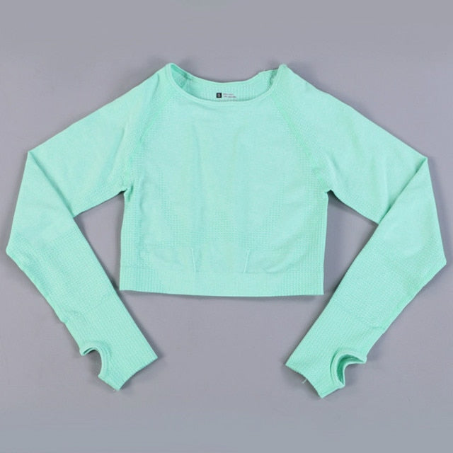 Long-sleeved sports top - many colors