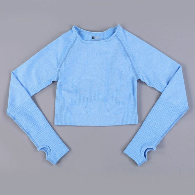 Long-sleeved sports top - many colors