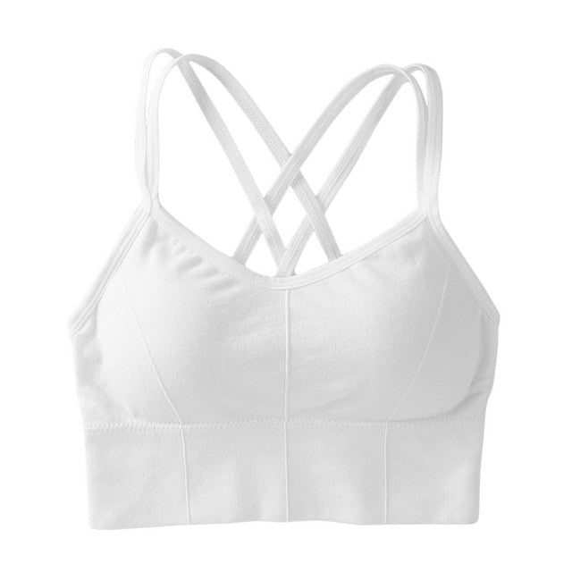 Sports bra with double straps