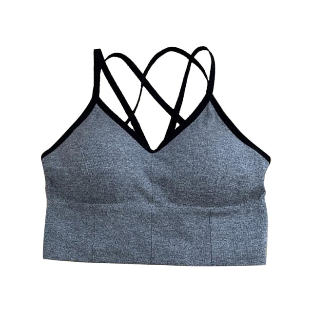 Sports bra with double straps