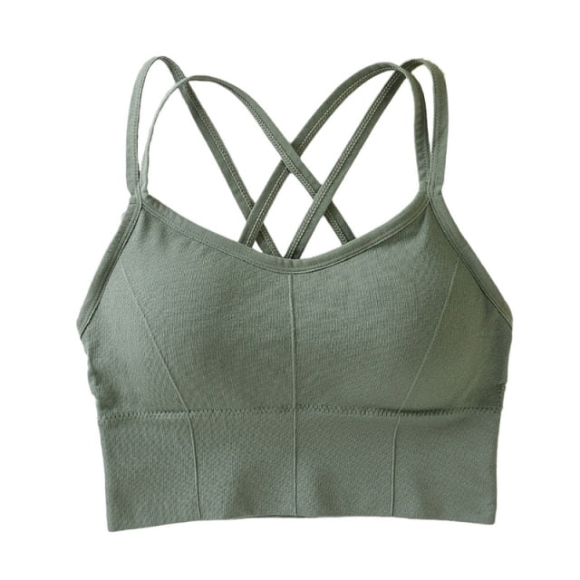 Sports bra with double straps