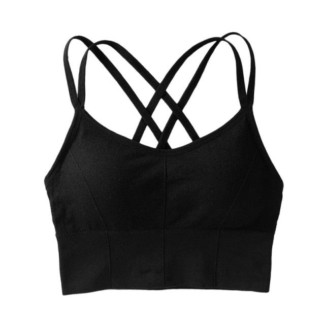 Sports bra with double straps