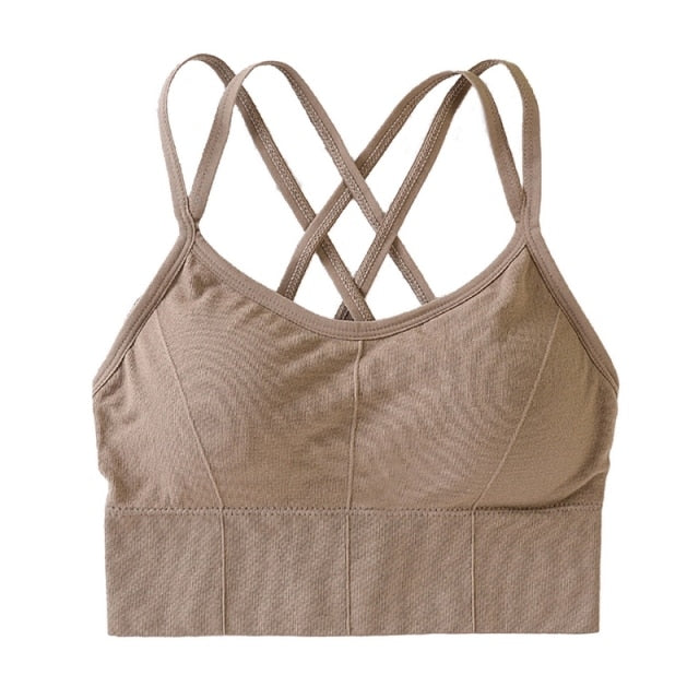 Sports bra with double straps