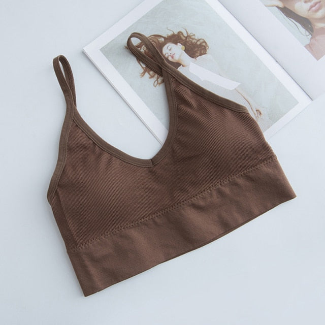 Sports bra with double straps