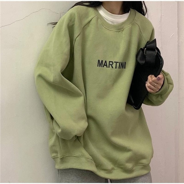 Oversized sweatshirt "MARTINI"