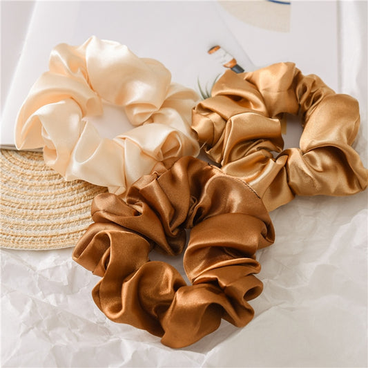 Fancy silk scrunchie