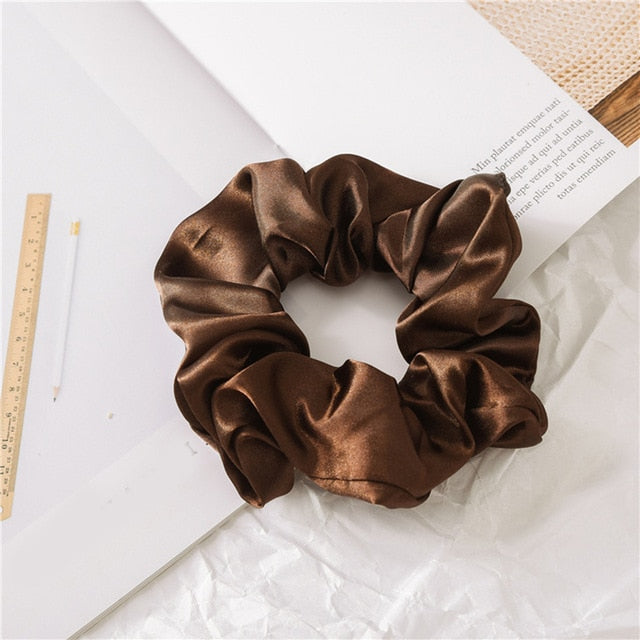 Fancy silk scrunchie