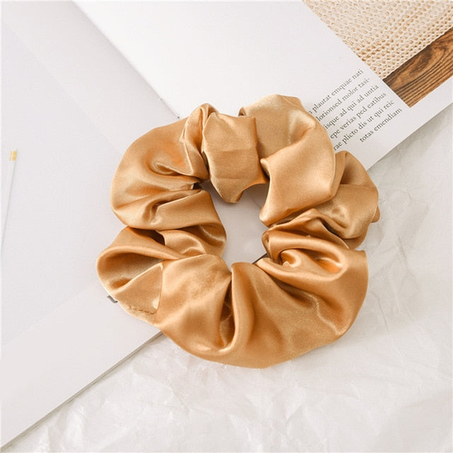 Fancy silk scrunchie