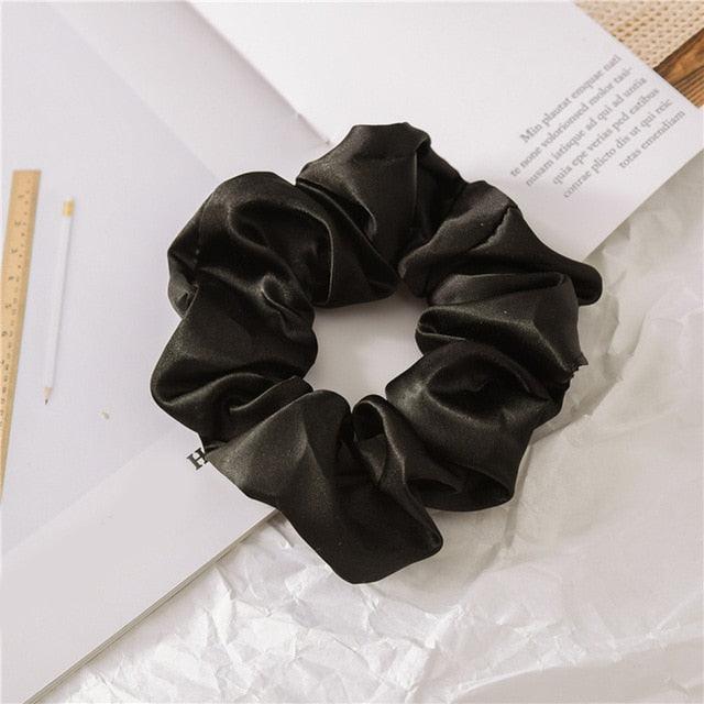 Fancy silk scrunchie