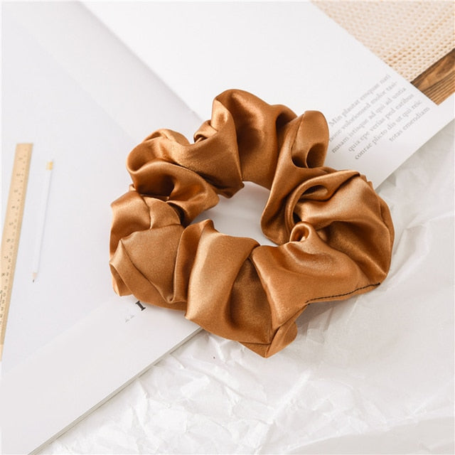 Fancy silk scrunchie