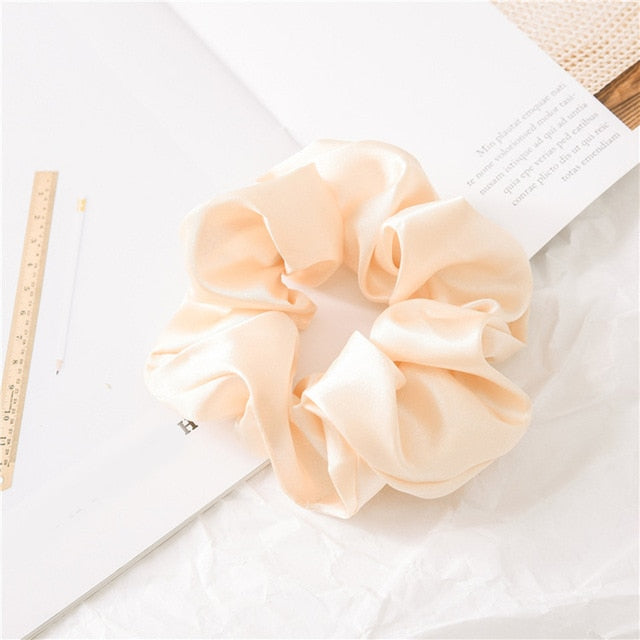 Fancy silk scrunchie