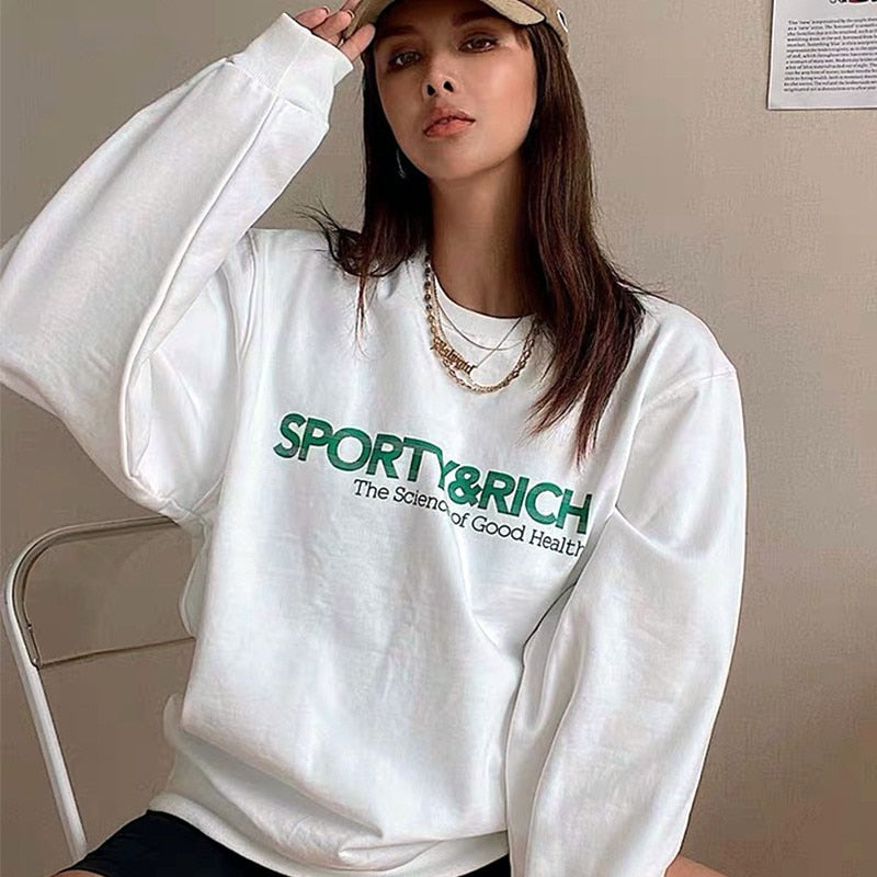 Sports sweatshirt "SPORTY&RICH"