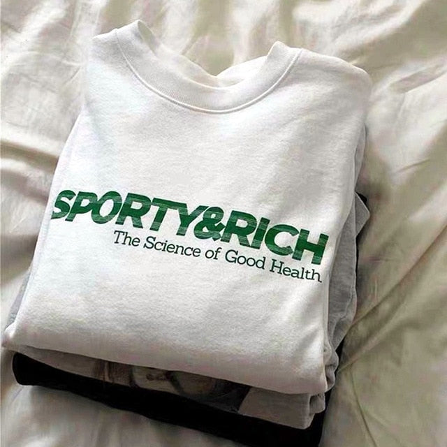 Sports sweatshirt "SPORTY&RICH"