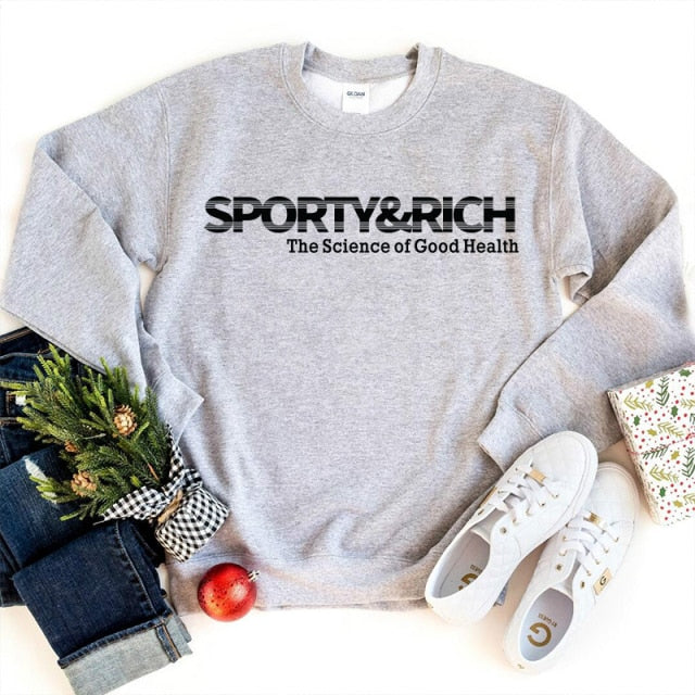 Sports sweatshirt "SPORTY&RICH"