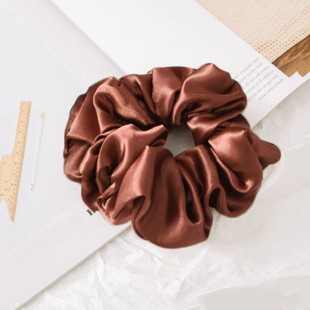 Fancy silk scrunchie