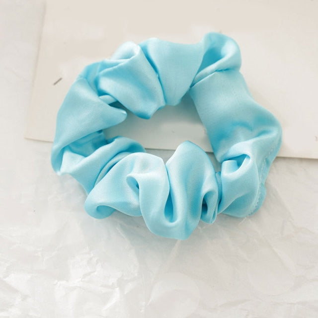 Fancy silk scrunchie