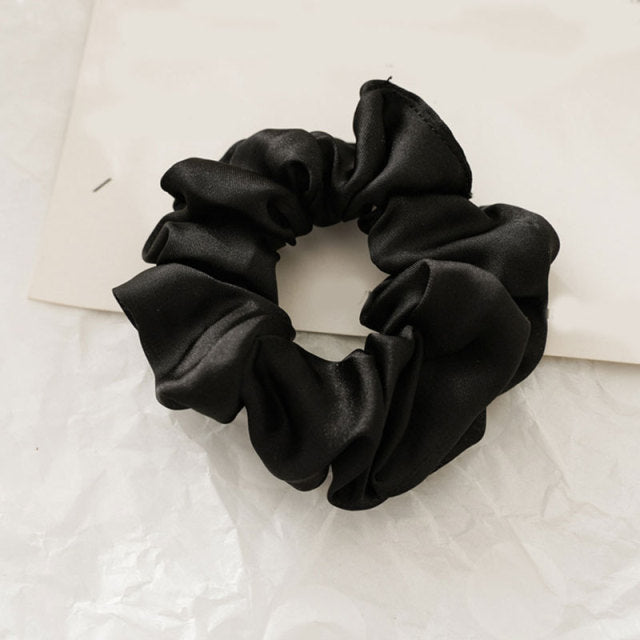 Fancy silk scrunchie