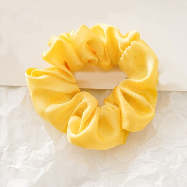 Fancy silk scrunchie