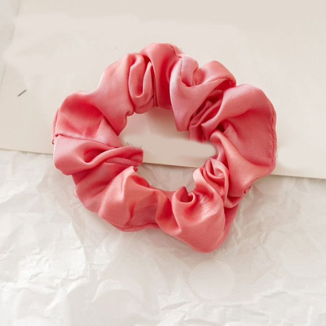 Fancy silk scrunchie