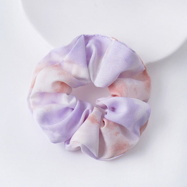 Fancy silk scrunchie