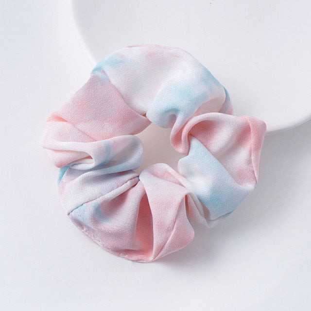 Fancy silk scrunchie