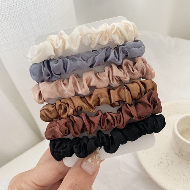 3/4/5/6 PACK - hair scrunchies