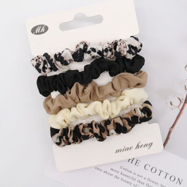 3/4/5/6 PACK - hair scrunchies