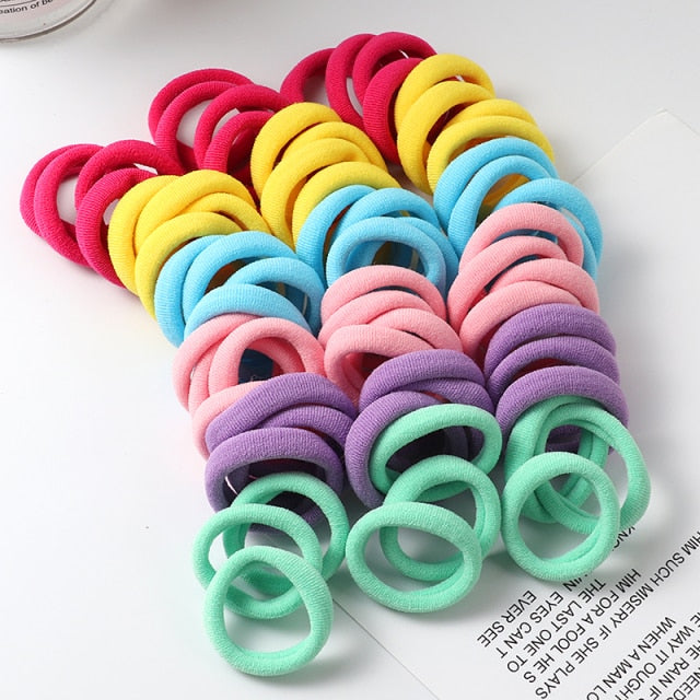 50/66 PACK - elastic hair bands