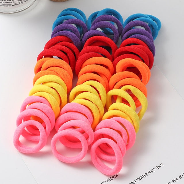 50/66 PACK - elastic hair bands