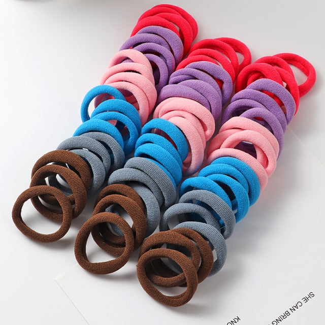 50/66 PACK - elastic hair bands