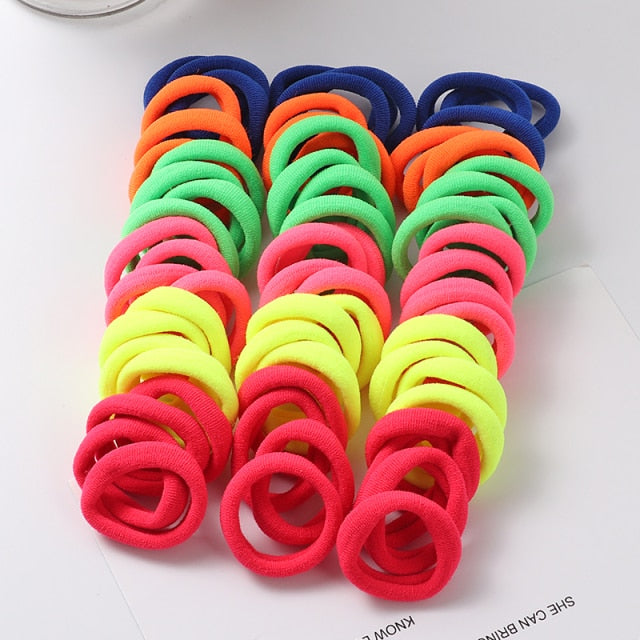 50/66 PACK - elastic hair bands