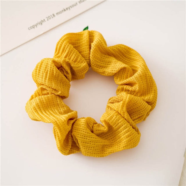 Fancy silk scrunchie