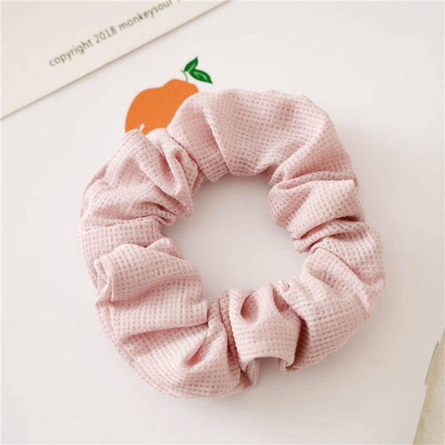 Fancy silk scrunchie