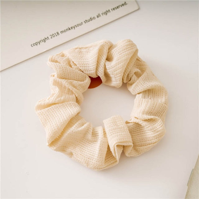 Fancy silk scrunchie