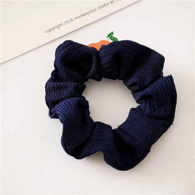 Fancy silk scrunchie