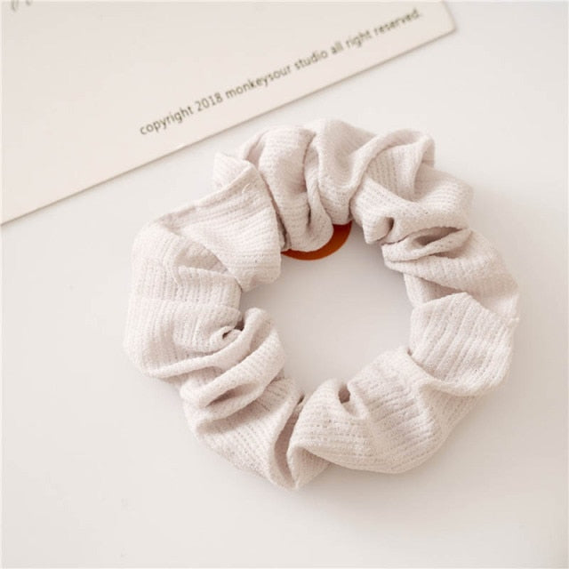 Fancy silk scrunchie