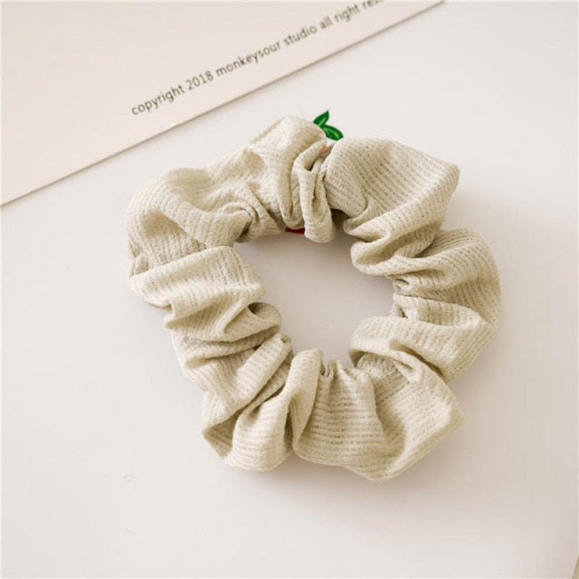 Fancy silk scrunchie