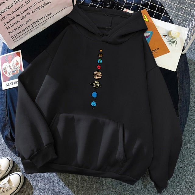 Nine planets hoodie