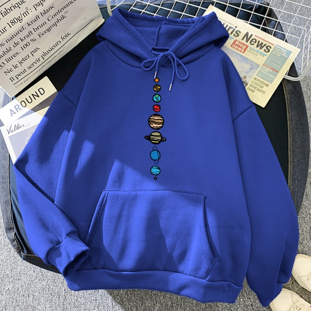 Nine planets hoodie