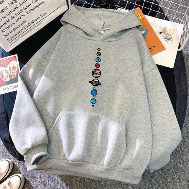 Nine planets hoodie