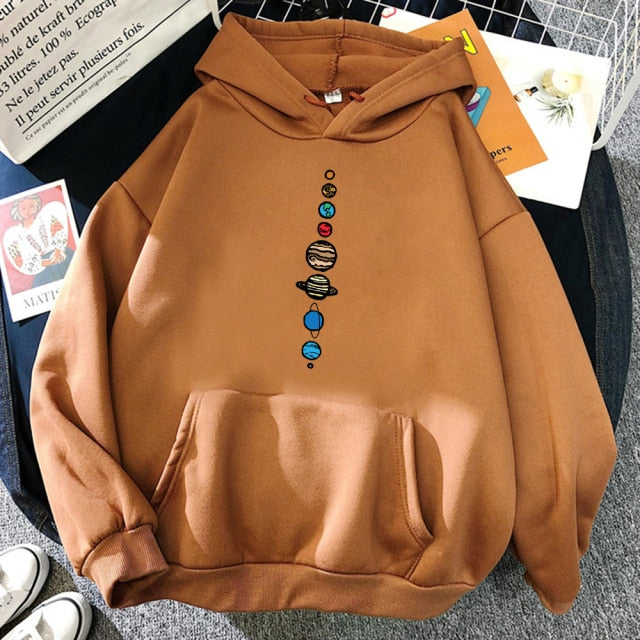 Nine planets hoodie