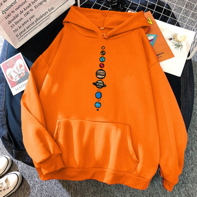 Nine planets hoodie