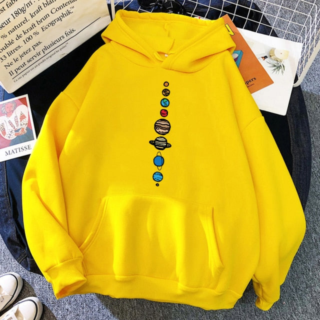 Nine planets hoodie