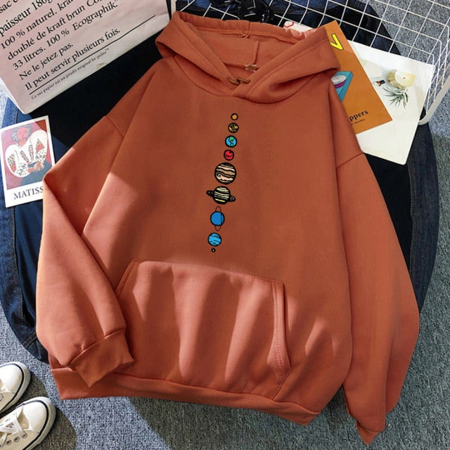 Nine planets hoodie