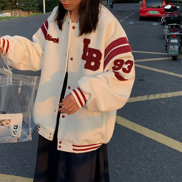 Streetwear baseball jacket