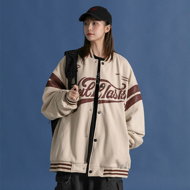 Streetwear baseball jacket