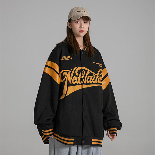 Streetwear baseball jacket