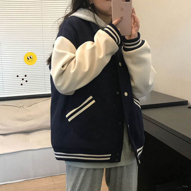 Streetwear baseball jacket