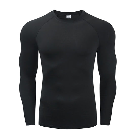 Elastic long-sleeved shirt