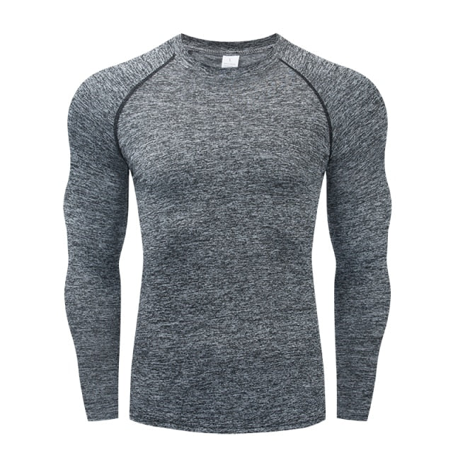 Elastic long-sleeved shirt